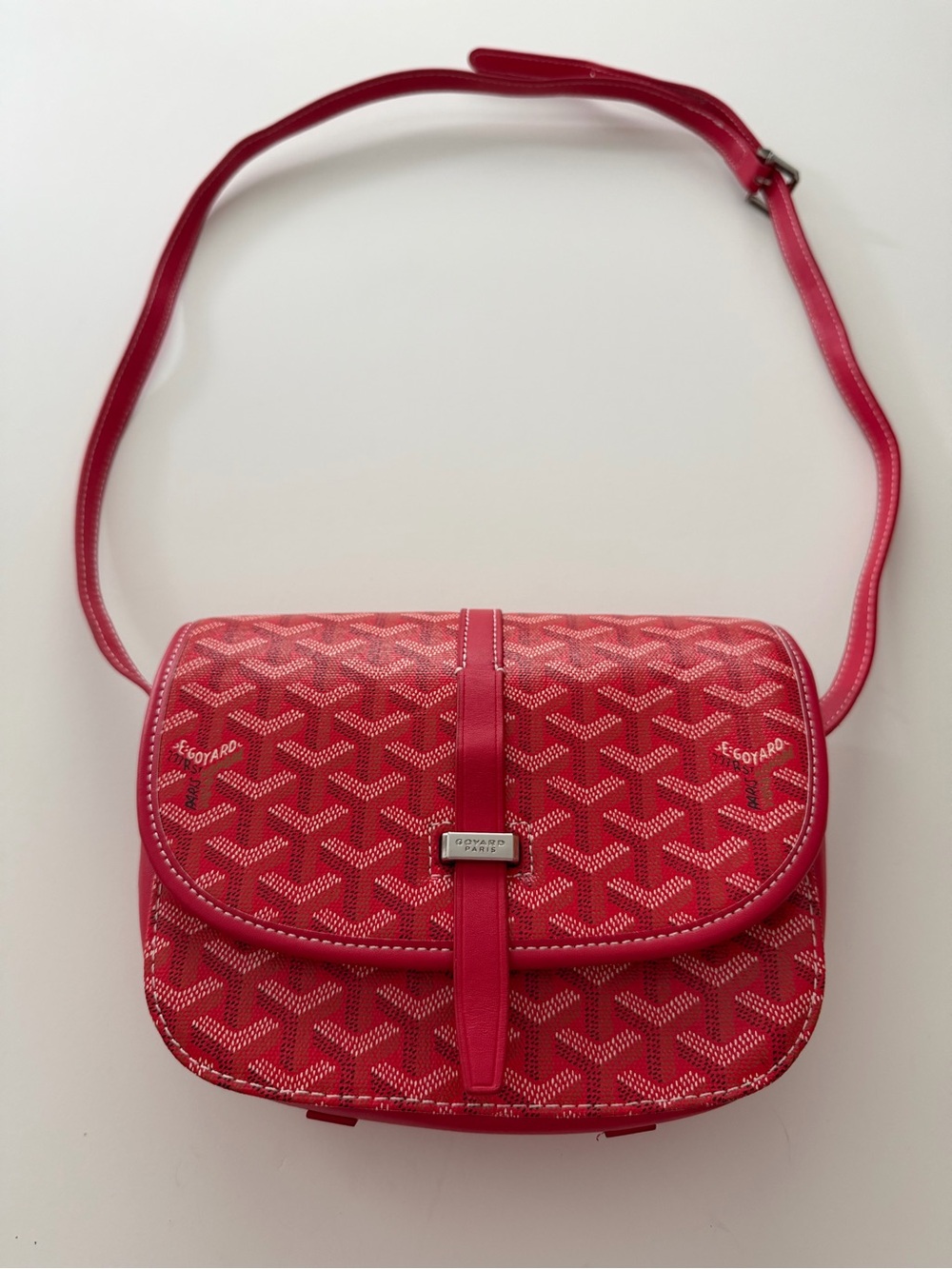 Red Crossbody Shoulder Bag